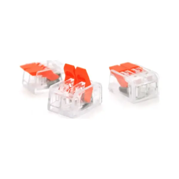 З'єднувач кабелю 2-pin аналог WAGO K221-412, 10штпак Voltronic (K221-412/10) З'єднувач кабелю 2-pin аналог WAGO K221-412, 10штпак Voltronic (K221-412/10)
