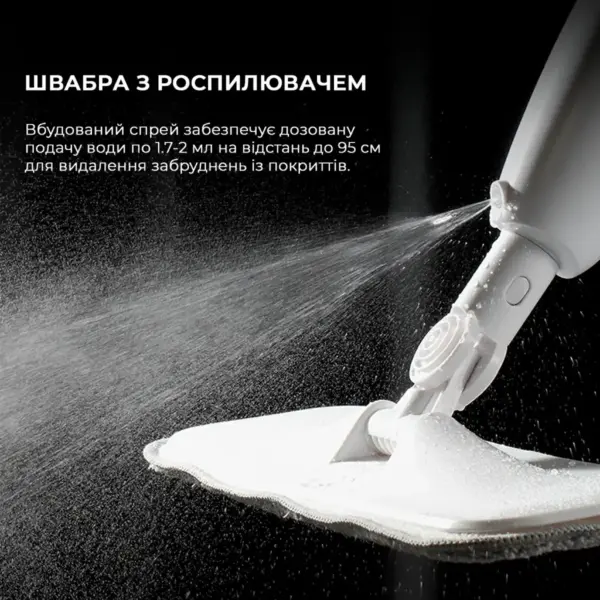 Електрошвабра Deerma Spray Mop White (TB500)