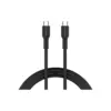 Дата кабель USB-C to USB-C 1.0m OnWire 60CL C-C 60W COLOR Braided 1m Black Canyon (CND-CCAP60AB10B)