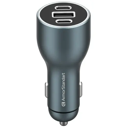 Зарядний пристрій Armorstandart Resolute Power ASPP-21 120W 2xUSB-C, 1xUSB-A (ARM70026)