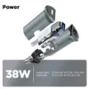 Зарядний пристрій Armorstandart USB Type-C PD20W + USB QC 3.0 Grey + cable Lightning (ARM82460)