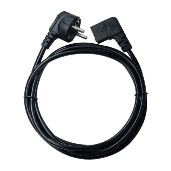 Кабель живлення C13 1.8m 90° corner black Armorstandart (ARM73124)