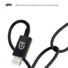 Дата кабель USB 2.0 AM to Lightning 1.0m black Armorstandart (ARM64287) Дата кабель USB 2.0 AM to Lightning 1.0m black Armorstandart (ARM64287)