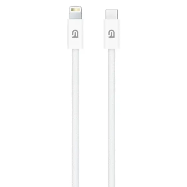 Дата кабель USB-C to Lightning 1.0m White Armorstandart (ARM72697)