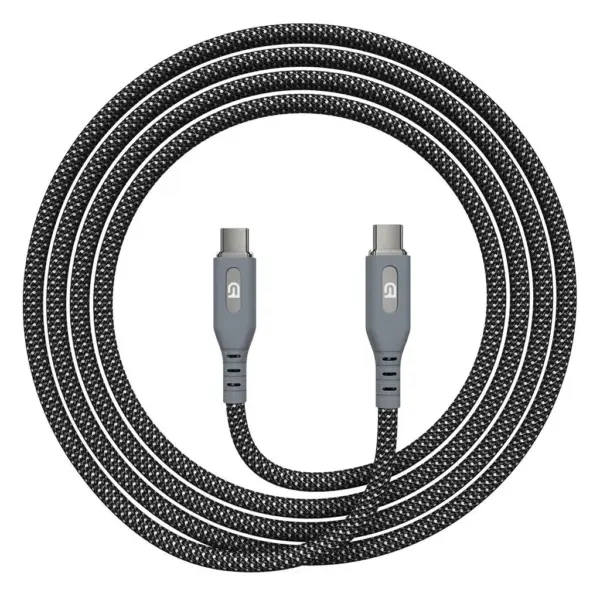 Дата кабель USB-C to USB-C 1.0m Magnetic 60W Black Armorstandart (ARM75513)