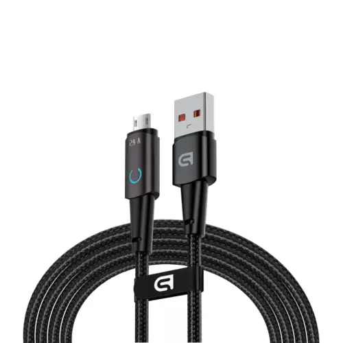 Дата кабель USB 2.0 AM to Micro 5P 1.2m 12W black Armorstandart (ARM75866)