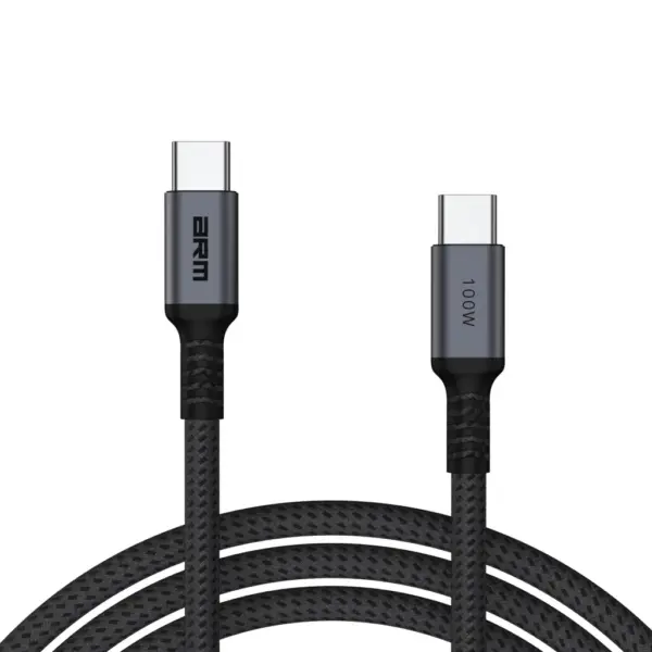 Дата кабель USB-C to USB-C 2.0m PD 100W black-grey Armorstandart (ARM69371) Дата кабель USB-C to USB-C 2.0m PD 100W black-grey Armorstandart (ARM69371)