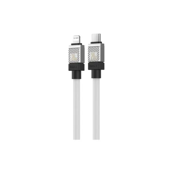 Дата кабель USB-C to Lightning 2.0m CoolPlay Fast Charging 20W white Baseus (CAKW000102)