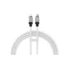 Дата кабель USB-C to Lightning 2.0m CoolPlay Fast Charging 20W white Baseus (CAKW000102)
