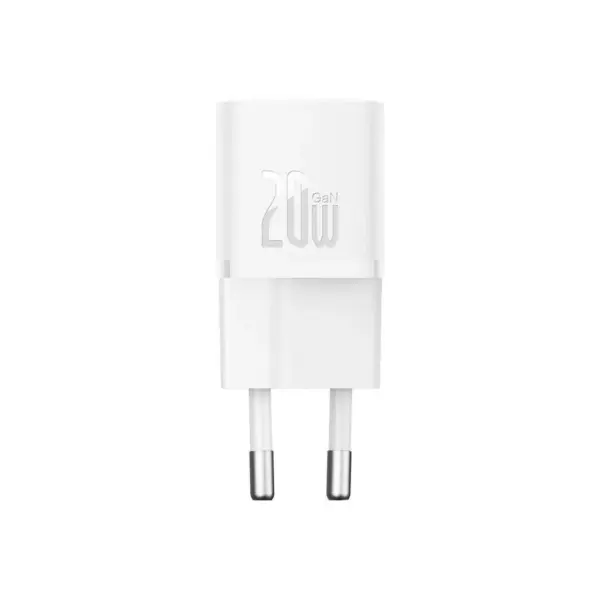 Зарядний пристрій Baseus GaN5 Fast Charger USB-C 20W white (CCGN050102) Зарядний пристрій Baseus GaN5 Fast Charger USB-C 20W white (CCGN050102)
