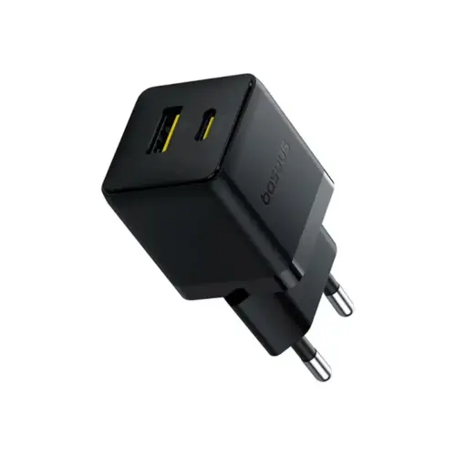 Зарядний пристрій Baseus Palm Fast Charger C+U 20W black (P10111608113-00)