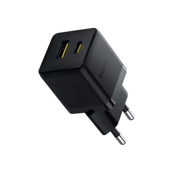 Зарядний пристрій Baseus Palm Fast Charger C+U 20W black (P10111608113-00)