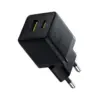 Зарядний пристрій Baseus Palm Fast Charger C+U 30W cluster black (P1011160A113-00)