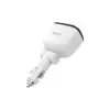 Зарядний пристрій HOCO HOCO Z28 Power ocean 2xUSB + display White (6957531091967)