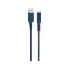 Дата кабель USB 2.0 AM to Lightning 1.0m 2.4A nylon X59 blue HOCO (6931474744883)