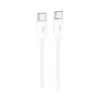 Дата кабель USB-C to USB-C 1.0m Magic silicone PD 60W X87 white HOCO (6931474783264)