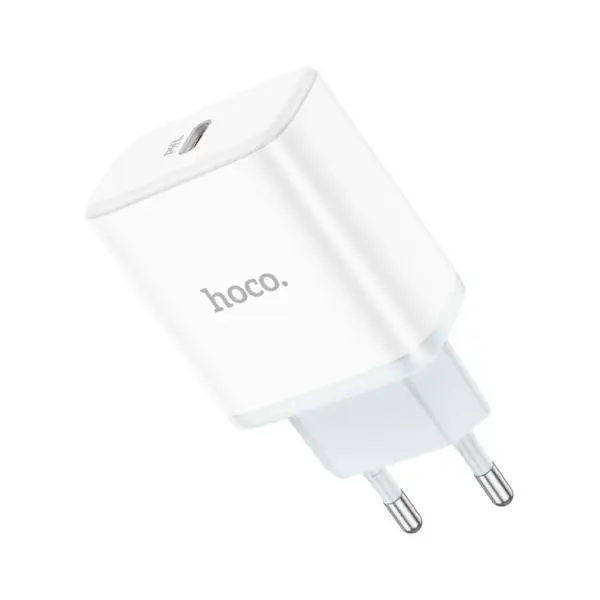 Зарядний пристрій HOCO C104A Stage USB-C PD20W White (6931474782892)