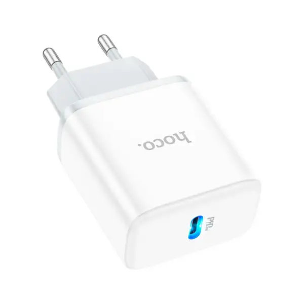 Зарядний пристрій HOCO C104A Stage USB-C PD20W White (6931474782892)