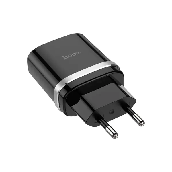 Зарядний пристрій HOCO C12Q Smart USB QC3.0 18W Black (6931474716255)
