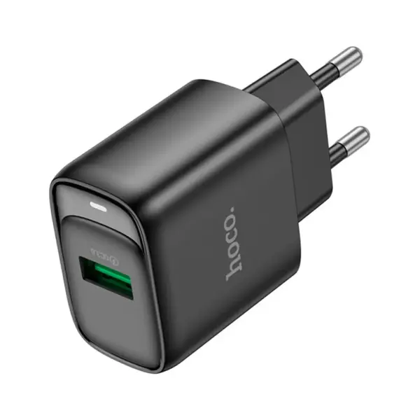 Зарядний пристрій HOCO C140A Smart USB QC3.0 Black (6942007627788)