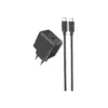 Зарядний пристрій HOCO CS13A Ocean USB-C PD20W + cable USB-C to USB-C Black (6942007603843)