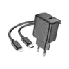 Зарядний пристрій HOCO CS22A Value USB-C PD30W + cable USB-C to Lightning Black (6942007609920)