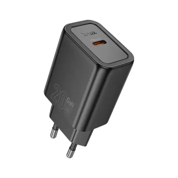 Зарядний пристрій HOCO N60 Gentle USB-C PD20W Black (6942007644174)