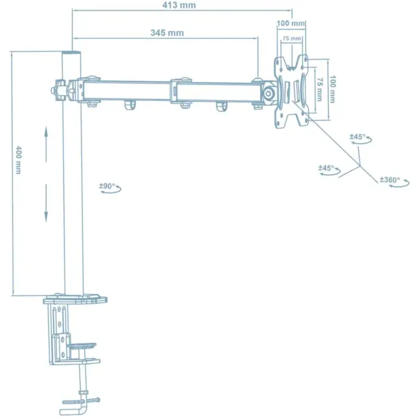 Кронштейн Walfix DM-300B