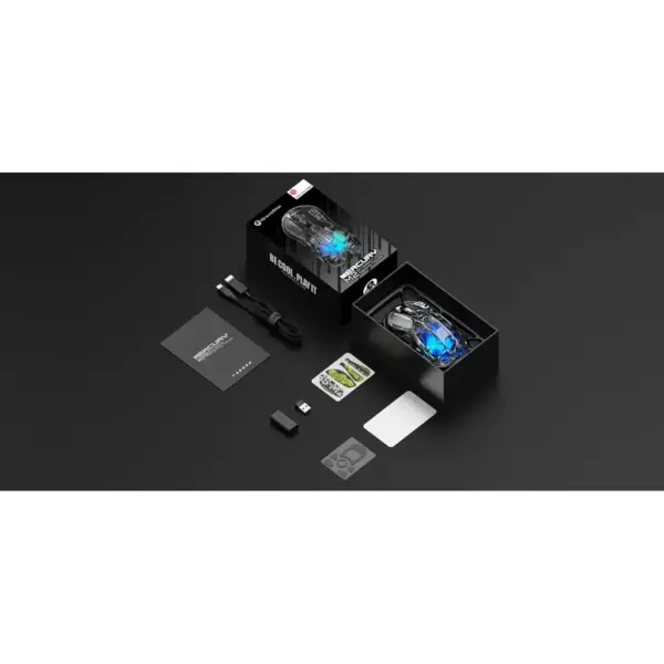 Мишка GravaStar Mercury M2 Transparent Black (GRAVASTARM2_XTAL_BLK)
