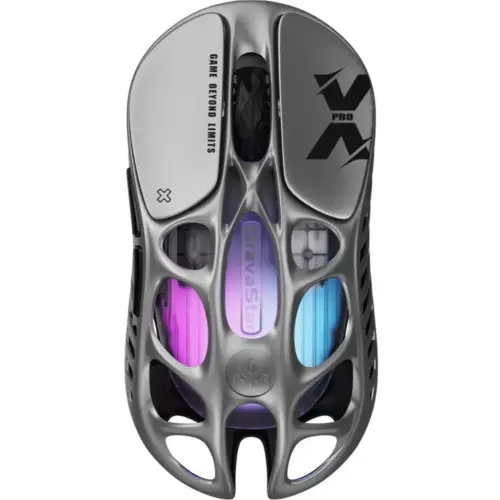 Мишка GravaStar Mercury X Pro 8K Wireless/Bluetooth/USB Grey (GSXPRO_GRY)