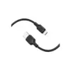 Дата кабель USB 2.0 AM to Micro 5P 2.0m Lenny silicone BX113 black BOROFONE (6941991115493)