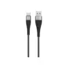 Дата кабель USB 2.0 AM to USB-C 1.0m 2.4A nylon BX32 black BOROFONE (6931474710451)