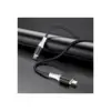 Дата кабель USB-C to Lightning 1.0m 3A 20W silicone BX79 black BOROFONE (6974443384727)