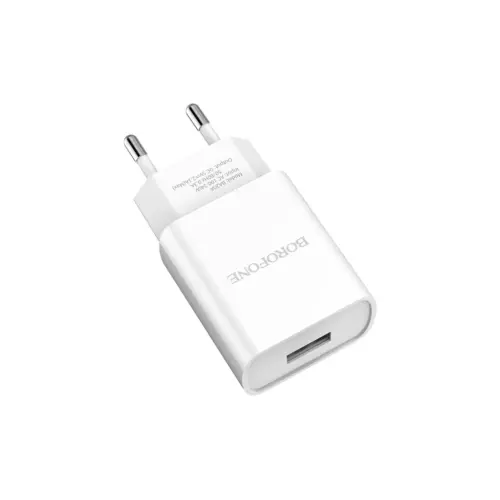 Зарядний пристрій BOROFONE BA20A Sharp USB 10.5W White (6931474700681) Зарядний пристрій BOROFONE BA20A Sharp USB 10.5W White (6931474700681)