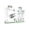 Дата кабель USB 2.0 AM to USB-C 1.2m digital display braided C15-04 black Acefast (6974316283737)