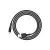 Дата кабель USB 2.0 AM to Lightning 1.2m 2.4A silicone C2-02 black Acefast (AFC2-02B)