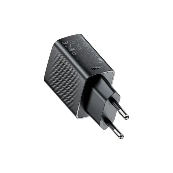 Зарядний пристрій Acefast A102 USB-C PD30W GaN Black (6974316283287)