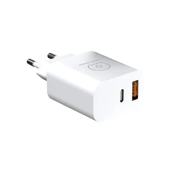 Зарядний пристрій WUW C172 1xUSB-C PD20W + 1xUSB QC3.0 18W Black (6972573335381)