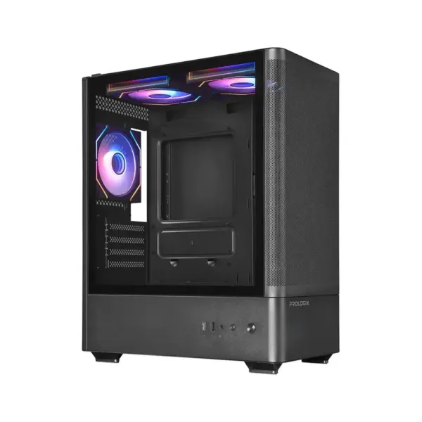 Корпус для ПК Prologix Lumi GM-01MAB Mesh Black