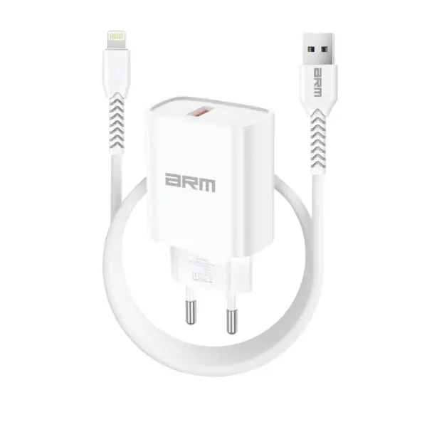 Зарядний пристрій Armorstandart AR012 Basic USB 24W + cable USB to Lightning White (ARM69894)