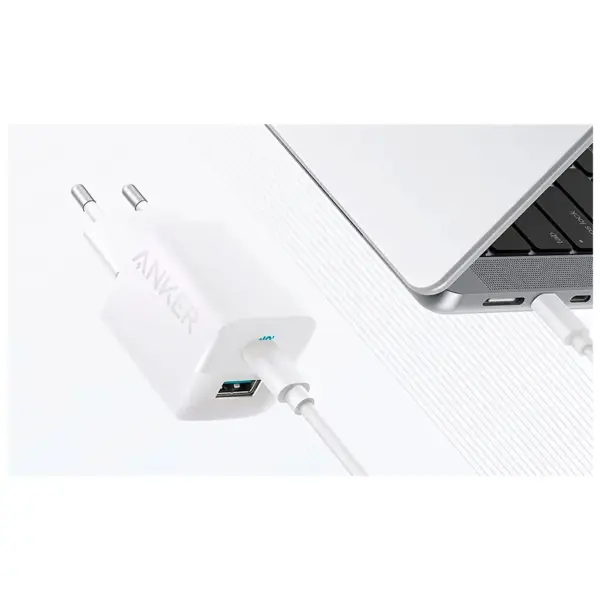 Зарядний пристрій Anker PowerPort 323 1xUSB-C PD33W + 1xUSB PPS white (A2331G21)