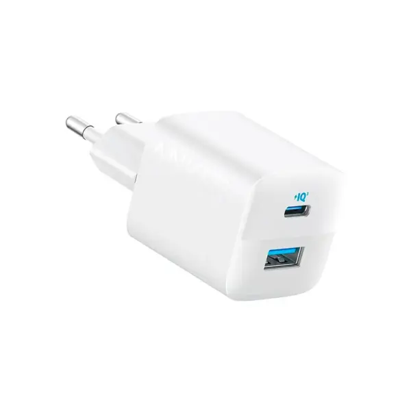 Зарядний пристрій Anker PowerPort 323 1xUSB-C PD33W + 1xUSB PPS white (A2331G21)