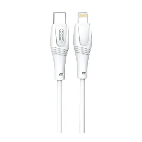 Дата кабель USB-C to Lightning 1.0m 27W High Elastic Zeus XO (NBQ239A_White)