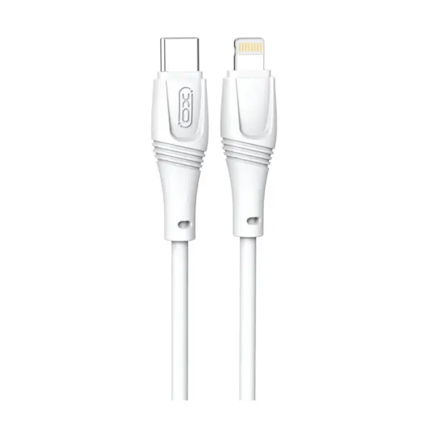Дата кабель USB-C to Lightning 1.0m 27W High Elastic Zeus XO (NBQ239A_White)