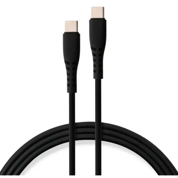 Дата кабель USB-C to USB-C 2.0m 240W Chip Silicon Black Vinga (VCDCCC2242SB)