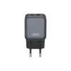 Зарядний пристрій XO L156 USB-C PD30W + USB-A QC3.0 Black (L156.black)