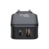 Зарядний пристрій XO L156 USB-C PD30W + USB-A QC3.0 Black (L156.black)
