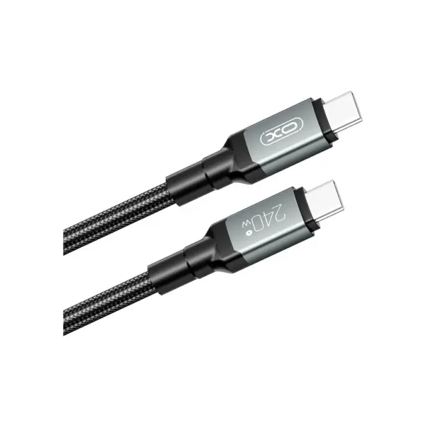Дата кабель USB-C to USB-C 1.0m XO (NB-Q264B-CC.black)