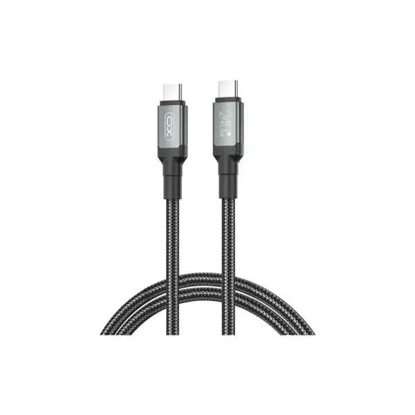 Дата кабель USB-C to USB-C 1.0m XO (NB-Q264B-CC.black)