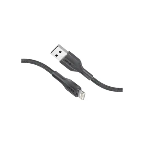 Дата кабель USB 2.0 AM to Lightning 2.0m 2A black Promate (xcord-ai200.black)